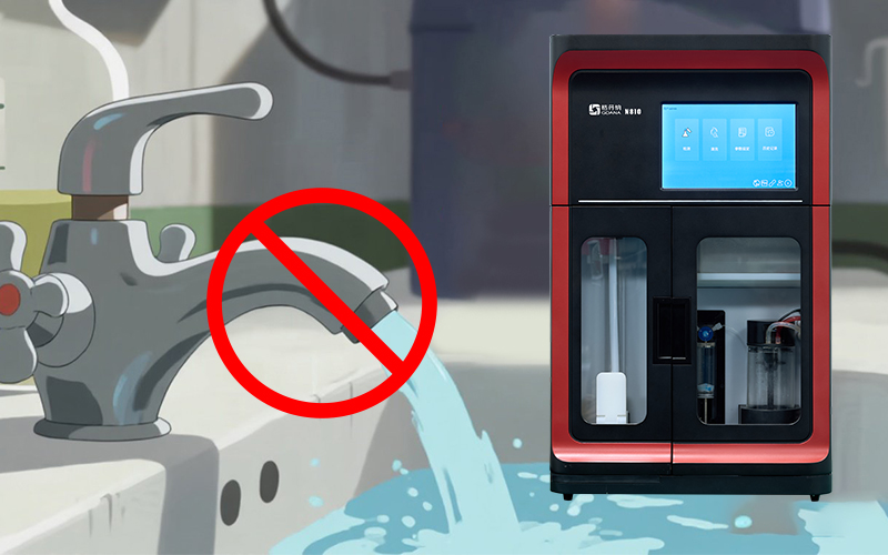 傳統(tǒng)凱氏定氮儀依賴(lài)玻璃冷凝器，必須外接自來(lái)水冷卻，不僅消耗大量水資源，還受水壓、水溫影響，成為實(shí)驗(yàn)室效率與成本控制的“隱形障礙”。而免水全自動(dòng)凱氏定氮儀的出現(xiàn)，正是為解決這一痛點(diǎn)而來(lái)。