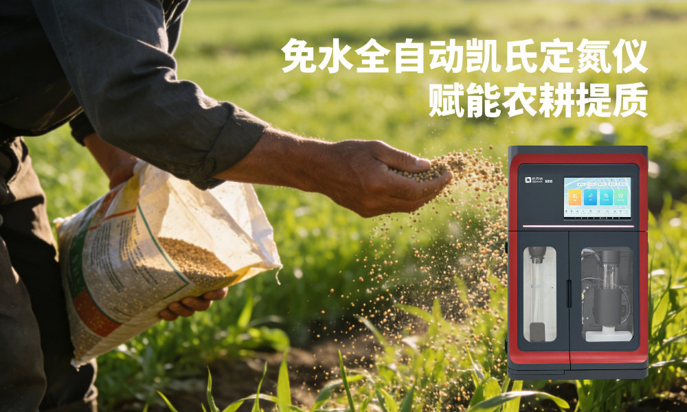 免水全自動(dòng)凱氏定氮儀賦能農(nóng)耕提質(zhì)